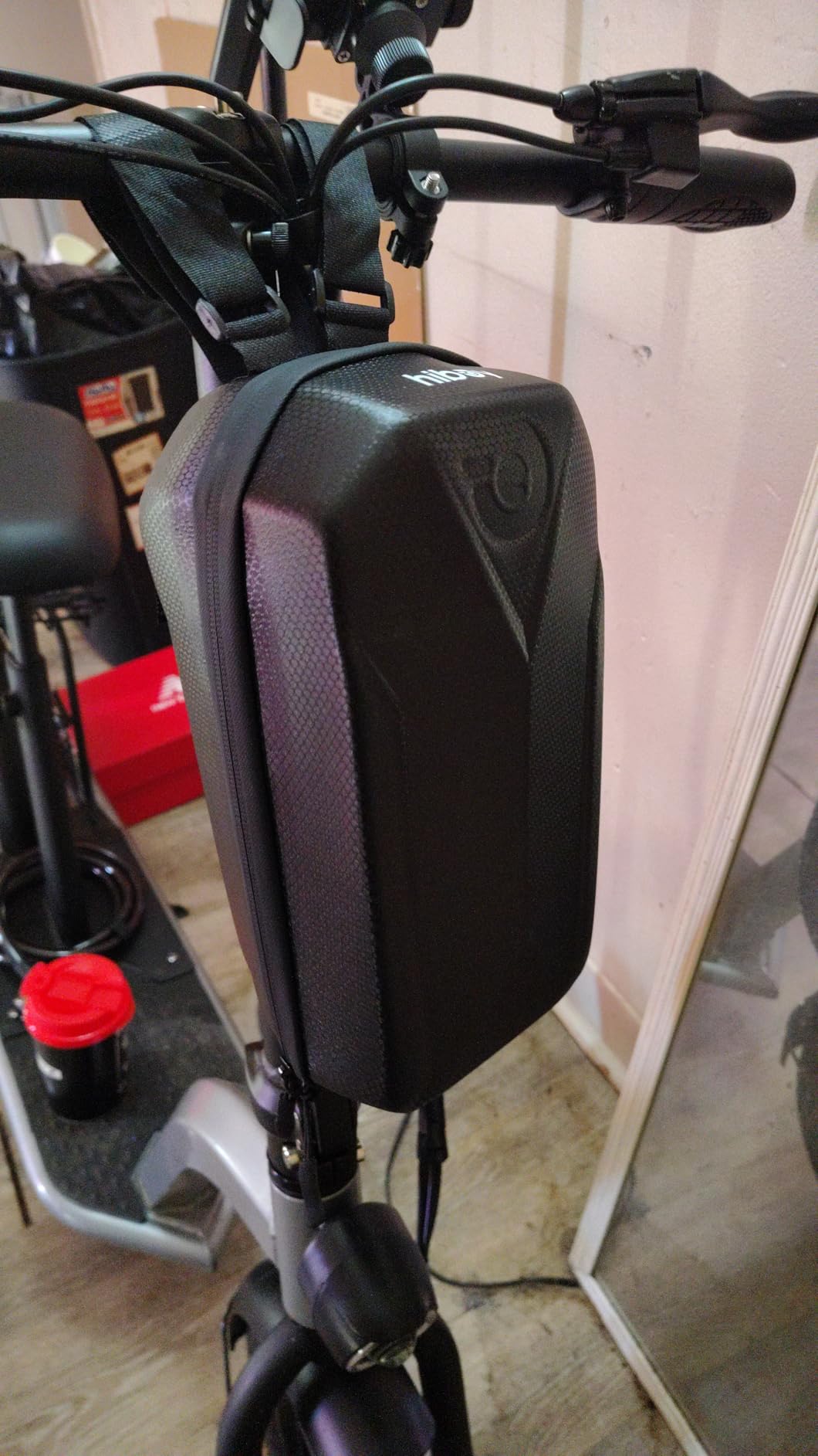 Hiboy Electric Scooter Storage Bag, EVA Hardshell Front Handlebar Bag customer photo 2