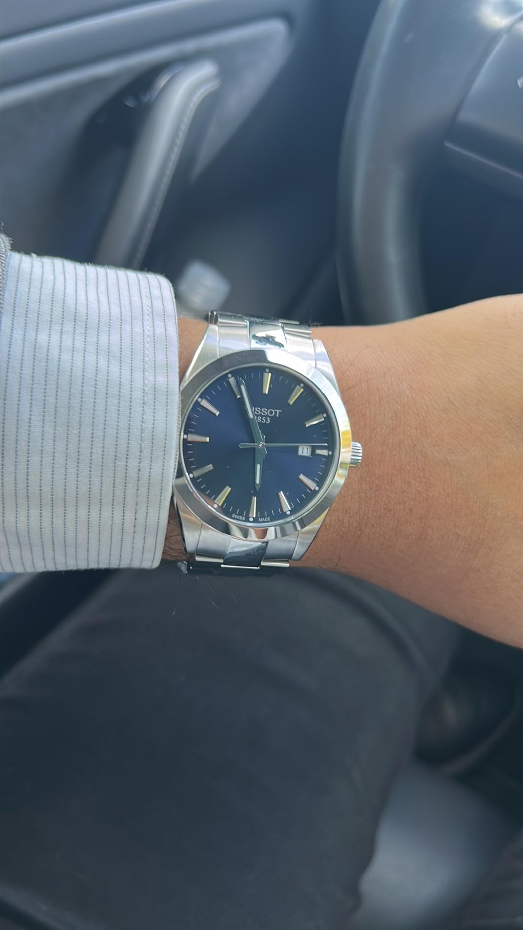 Tissot Mens Gentleman Stainless Steel Dress Watch customer photo 2