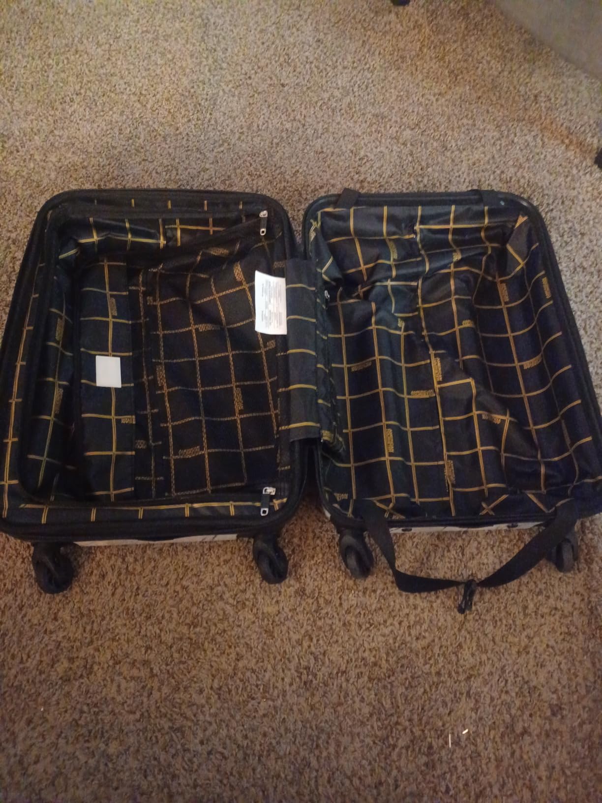 American Tourister Moonlight Hardside Expandable Luggage with Spinner Wheels, Navy, Carry-On 21-Inch customer photo 2