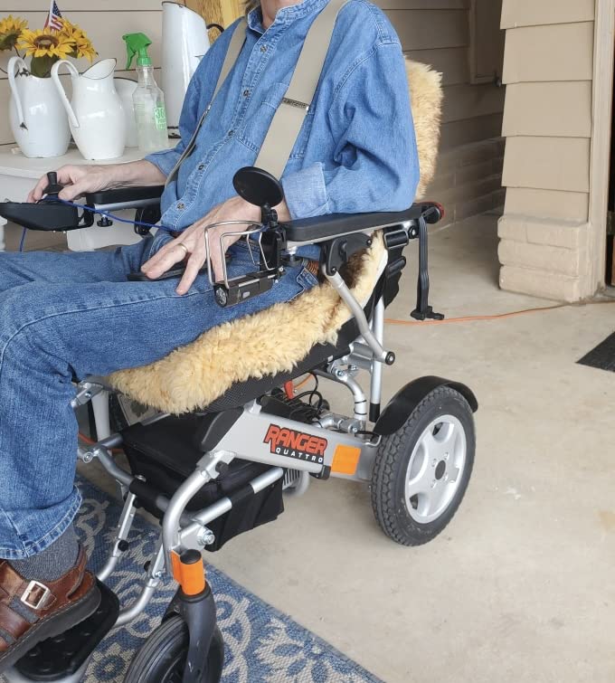 Porto Mobility Ranger Quattro XL 600W Motor Heavy Duty Ultra Exclusive Lightweight Foldable Electric Wheelchair, Weatherproof, Stronger, Longer Range Super Horse Power Dual Motorized All Terrain customer photo 1
