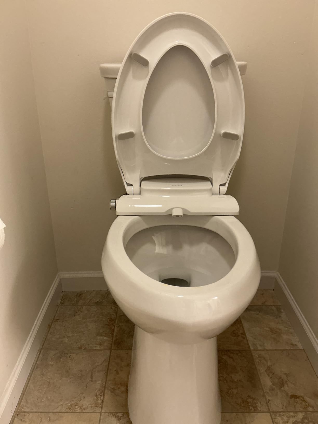 Brondell Bidet Toilet Seat Non-Electric Swash Ecoseat, Fits Elongated Toilets, White - Dual Nozzle System, Ambient Water Temperature - Bidet with Easy Installation customer photo 1