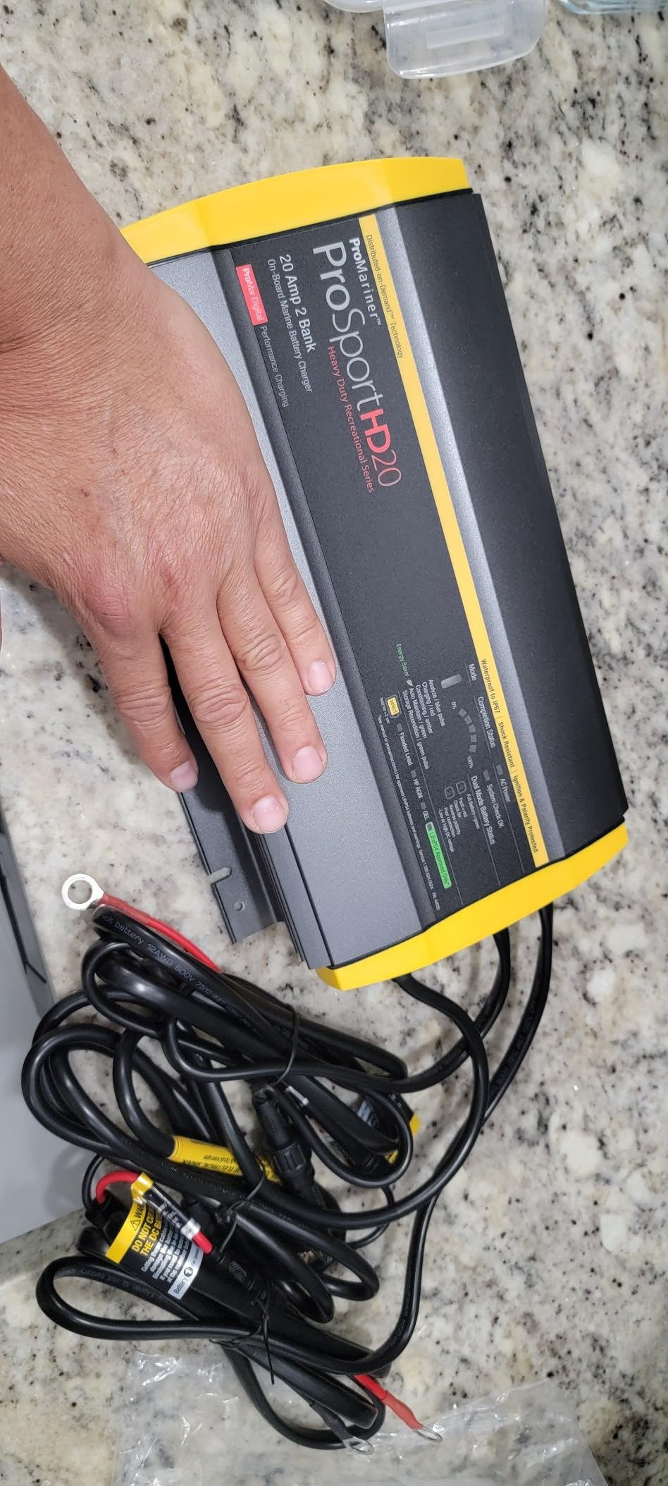 ProMariner 44020 ProSport HD Waterproof Marine Battery Charger, 20 Amp, 2 Bank customer photo 1