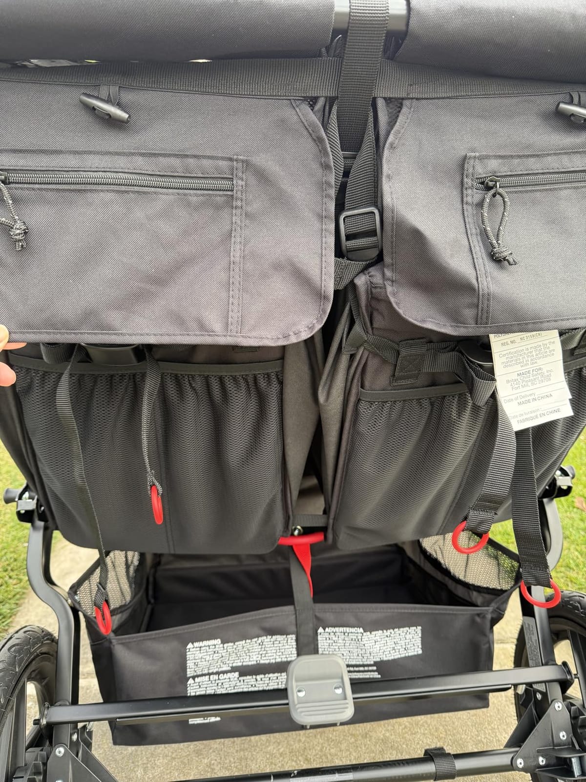 BOB Gear Revolution Flex 3.0 Jogging Stroller - Graphite Black | All Terrain Stroller With Mountain-Bike-Style Suspension & Air-Filled Tires; Car Seat Compatible customer photo 1