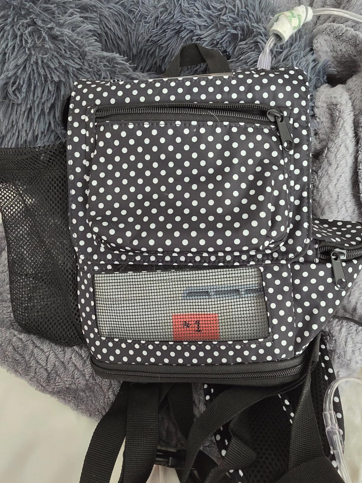 O2TOTES Backpack Fit for Inogen One G5 & Rove 6, Zippered Bottom customer photo 2