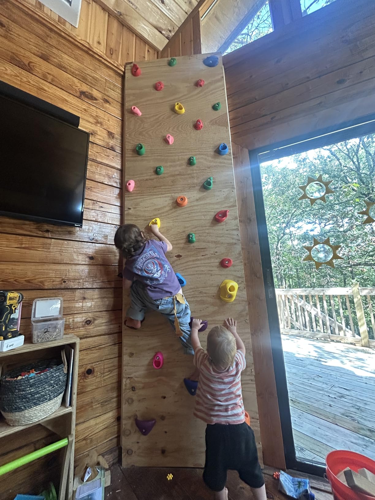 32Pcs Rock Climbing Holds for Kids, Climbing Wall Grips for Playground customer photo 1