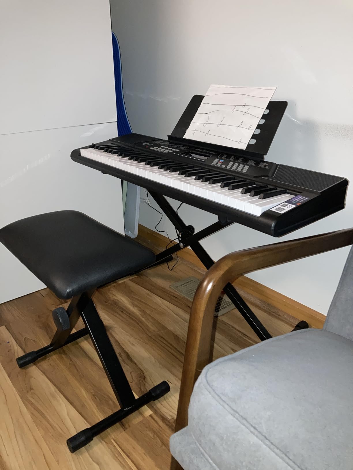 RockJam RJ5061 61 Key Keyboard Piano Kit with Stand, Bench & Headphones customer photo 2