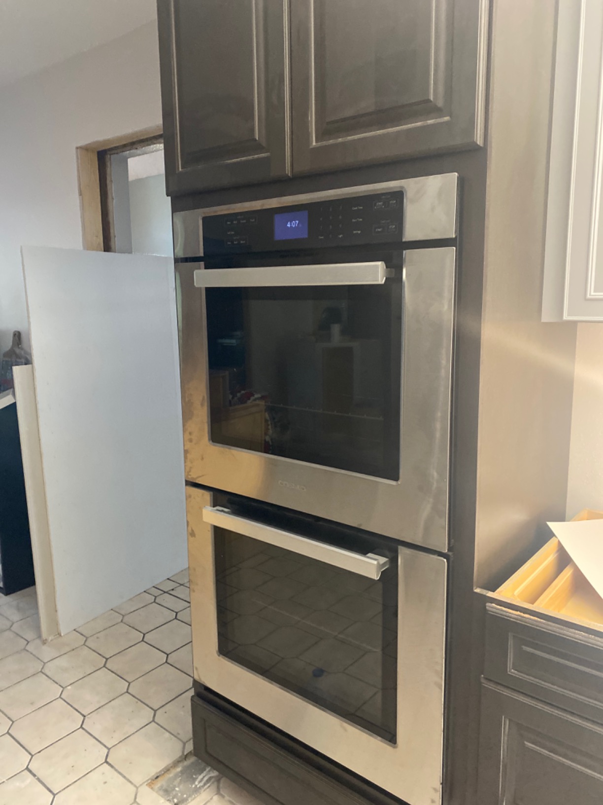 30 in. Haven Coll Double Electric Wall Oven, True Convection, Stainless | Cosmo COS-30EDWC Blue Porcelain, Self Clean Function, 7 Oven Functions, Digital Display, Interior Lighting customer photo 2