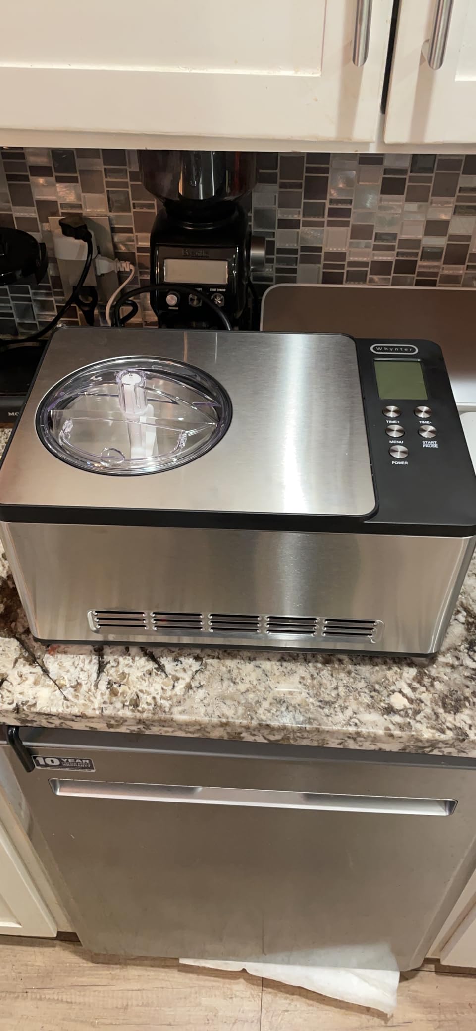 Whynter ICR-300SS 0.5-Quart Stainless Steel Rolled Ice Cream Maker With Compressor customer photo 1