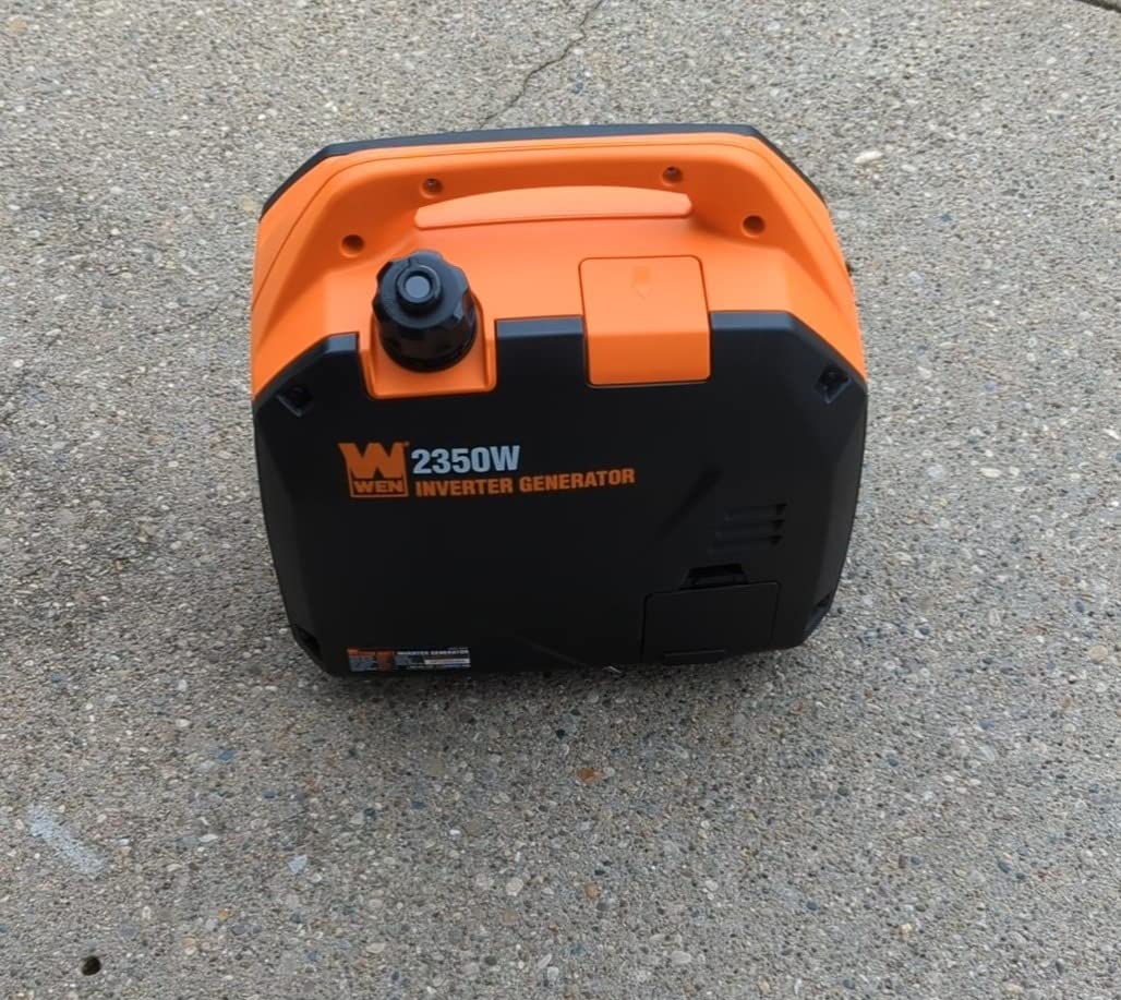 WEN Super Quiet 2350-Watt Portable Inverter Generator with Fuel Shut Off, Gasoline Power, Ultra Lightweight (56235i), Black customer photo 2