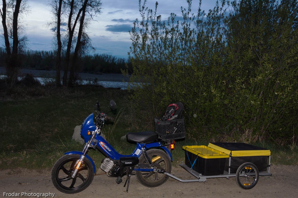Goplus Bike Cargo Trailer, Foldable Bicycle Trailer with 16