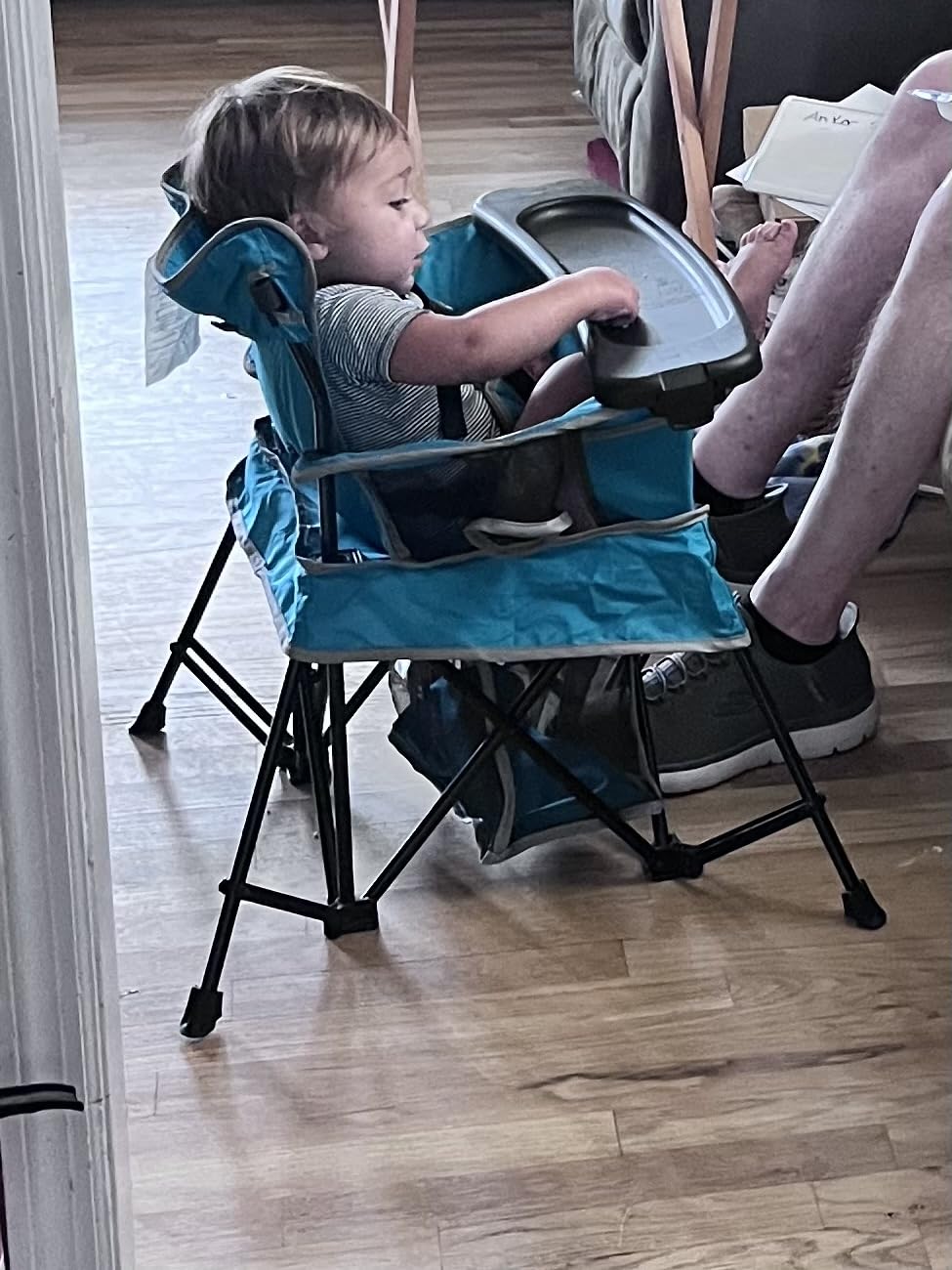 Baby Delight Go with Me Venture Portable Chair | Indoor and Outdoor | Sun Canopy | 3 Child Growth Stages | Carbon Camo customer photo 2
