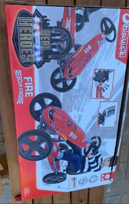 hauck Speedster Pedal Go-Kart for Kids Ages 4-8 with Adjustable Bucket Seat, Large Front Plate, Handbrake, and EVA Plastic Wheels, Green customer photo 1