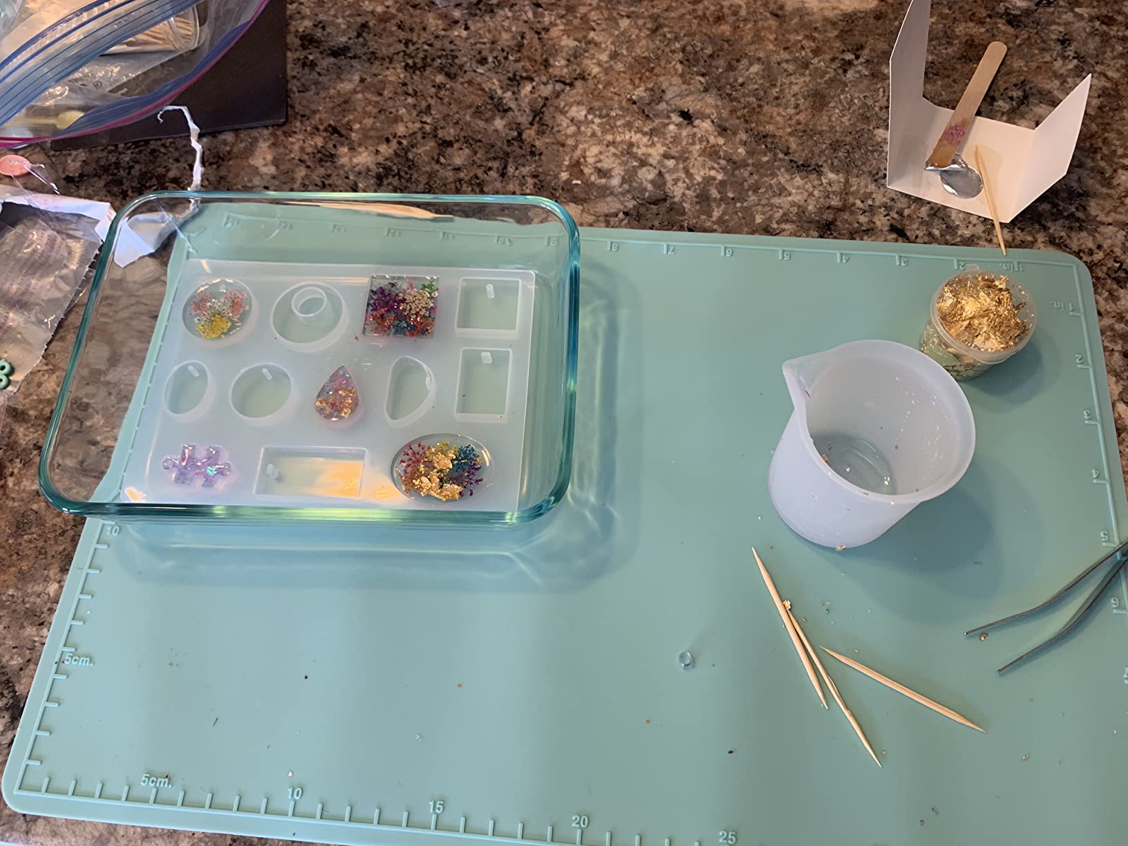 Goody King Resin Jewelry Making Starter Kit - Resin Kits for Beginners with Molds and Resin Jewelry Making Supplies - Silicone Casting Mold, Tools Set Clear Epoxy for DIY Jewelry customer photo 1