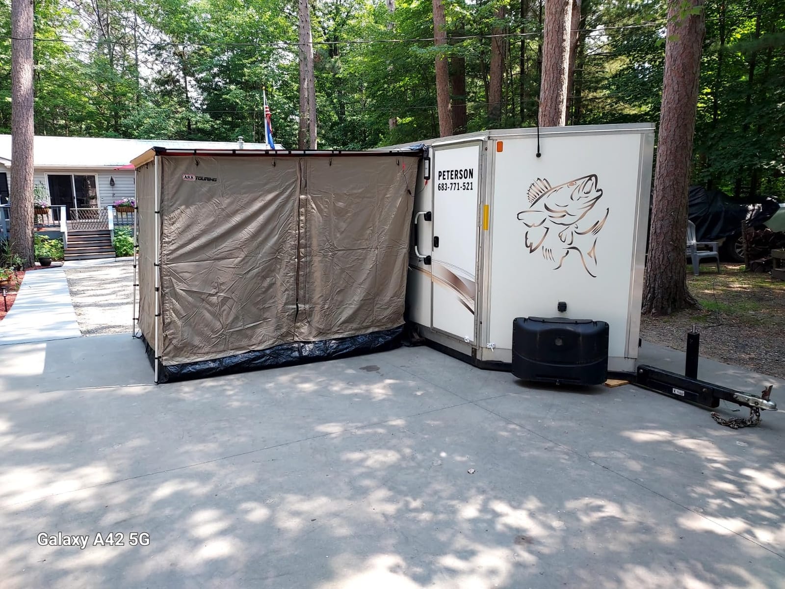 ARB 4x4 Accessories 814410 Retractable Awning with Led Light Strip Included 2500x2500mm 8.2 Feet, Ideal for Camping, Roadtrips, Outdoor Trips, Travel, Expeditions, RV, Camper, 4x4 and SUV customer photo 2