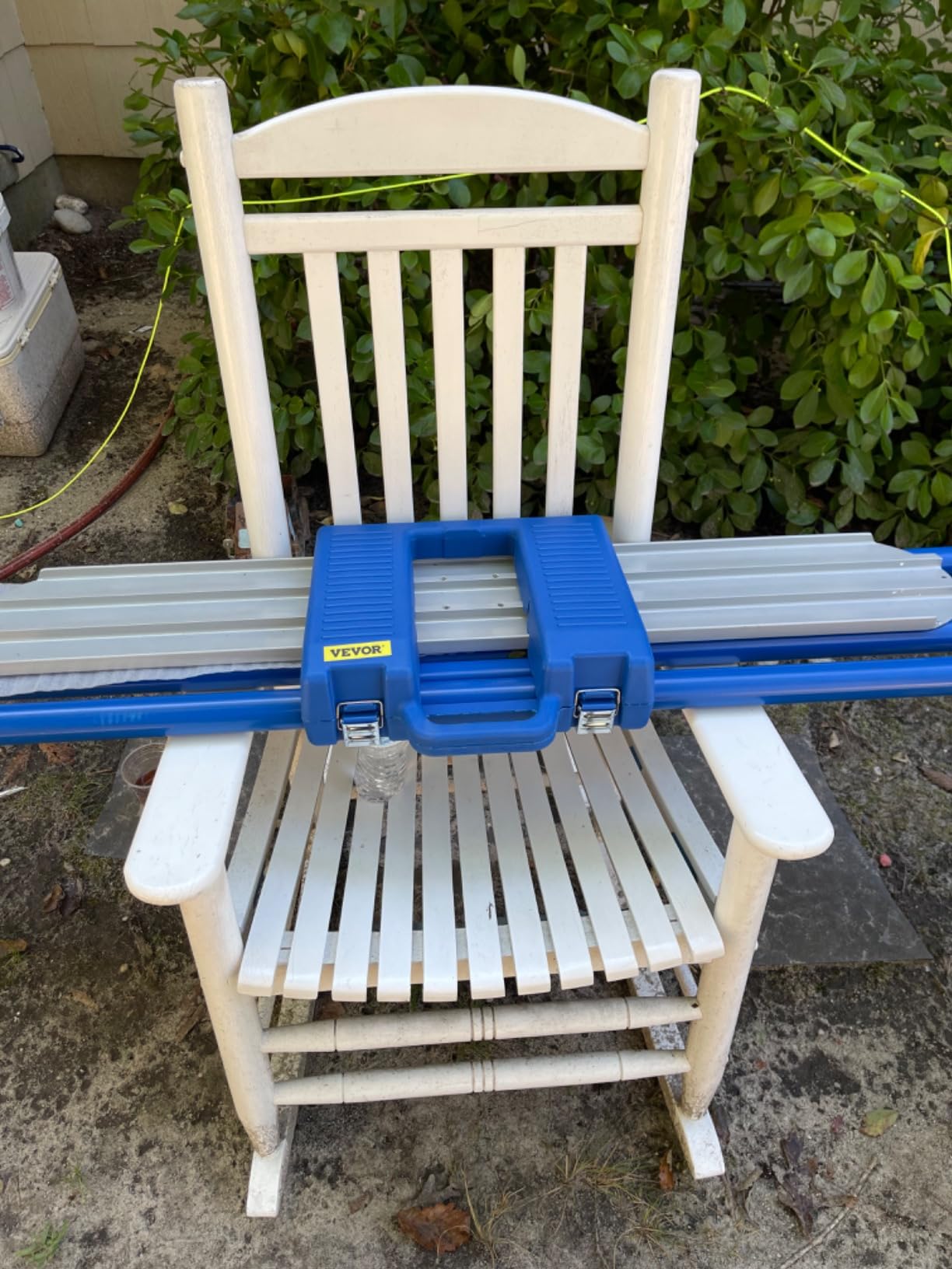 VEVOR Bull Float Magnesium Concrete Float 48 x 8 Round End Concretes Floats Tools Cement Tool Bull Concrete Kit Bull Float with 4 Float Handle Bull Floats Bracket Concretes Tools Finishing Bulls customer photo 2
