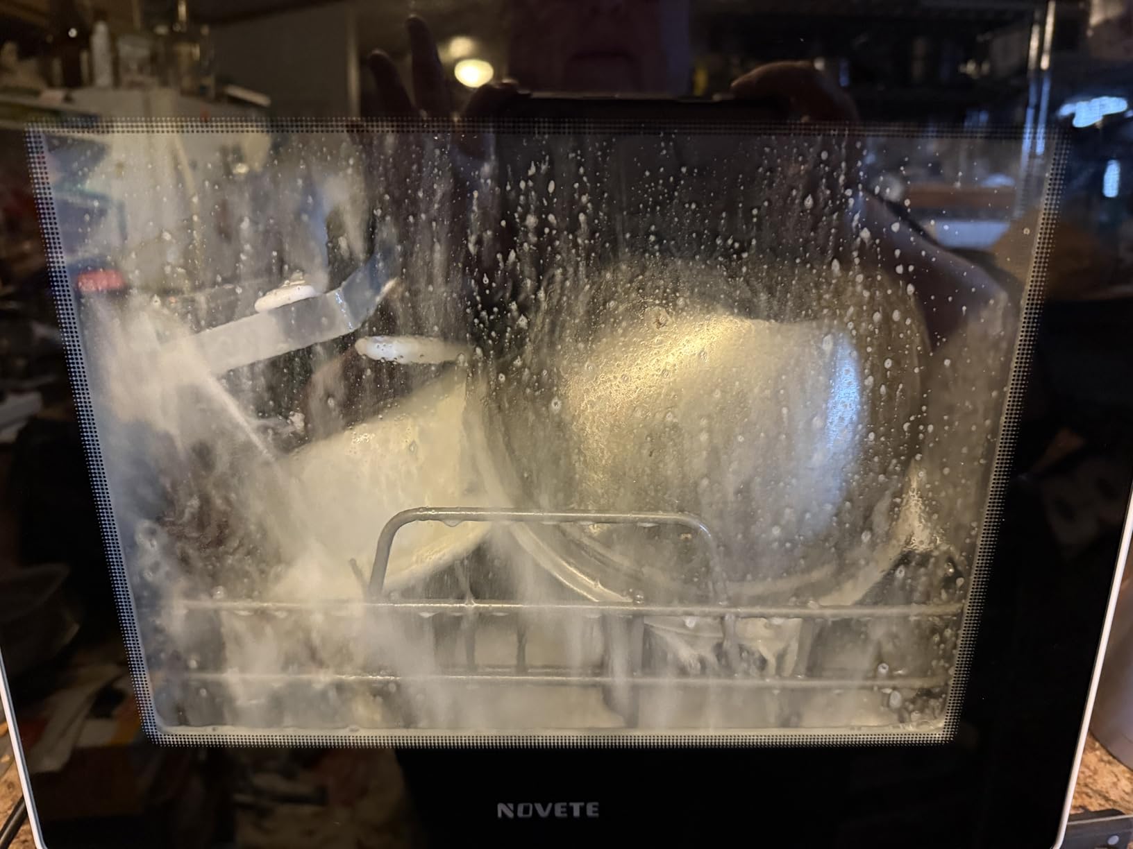 NOVETE Portable Countertop Dishwashers for Small Apartments customer photo 1
