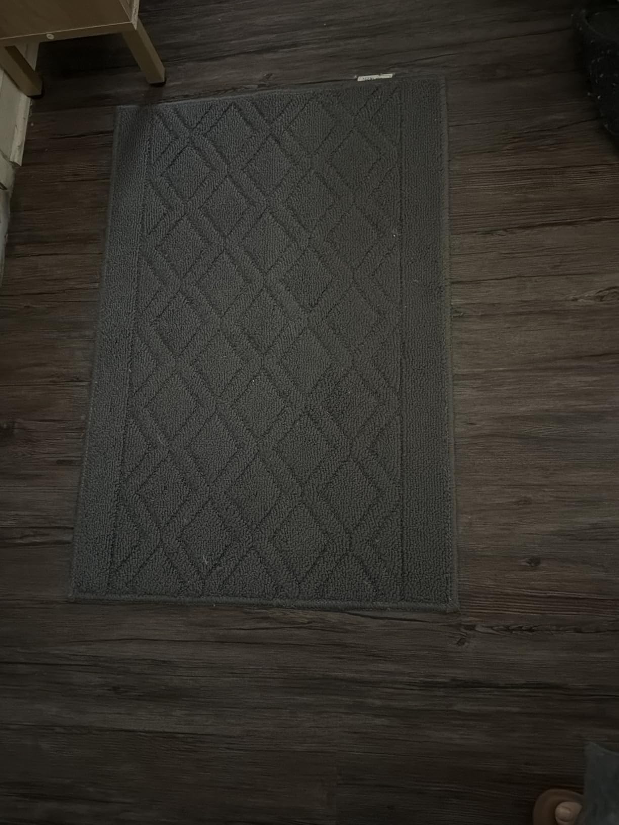 COSY HOMEER 48x20Inch/30X20Inch Kitchen Rug Mats,Grey customer photo 2