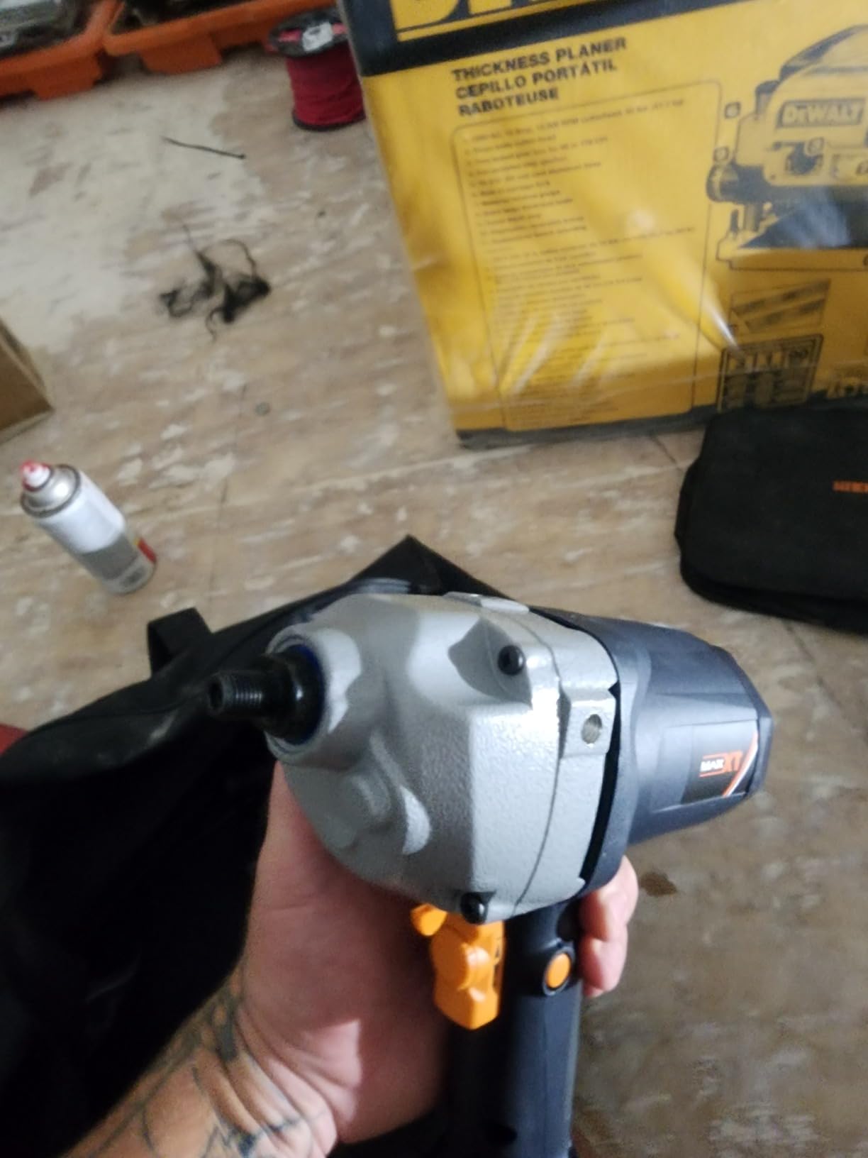 MAXXT Drill Mixer Set with Spade Handle 1/2 inch Electric Corded Mixing Drill Machine 9A Motor Concrete Mud Mixer customer photo 2