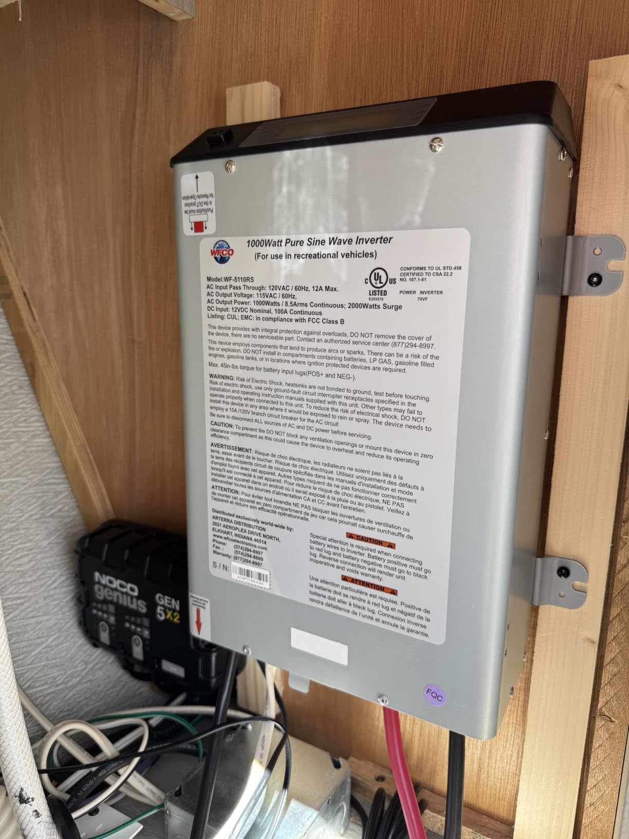NOCO Genius GEN5X2: 2-Bank, 10A Onboard Battery Charger - 5A Per Bank, 12V Waterproof Marine Charger with Overcharge Protection & Temperature Compensation - for Lead-Acid & Lithium Batteries | Charges 2 Batteries at Once, IP68 Waterproof, Overcharge Protection, Temperature Compensation, For Lead-Acid & Lithium customer photo 2