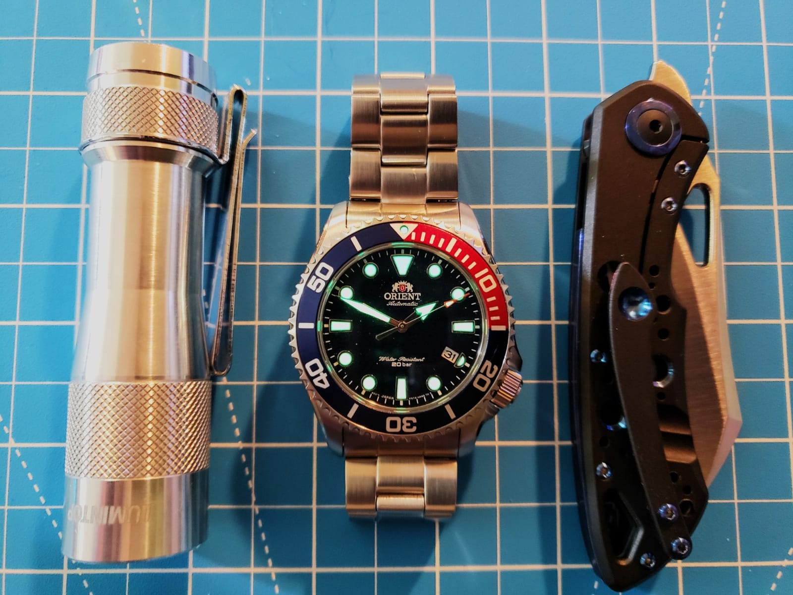 Triton Automatic Blue Dial Pepsi Bezel Men's Watch RA-AC0K03L10B customer photo 2