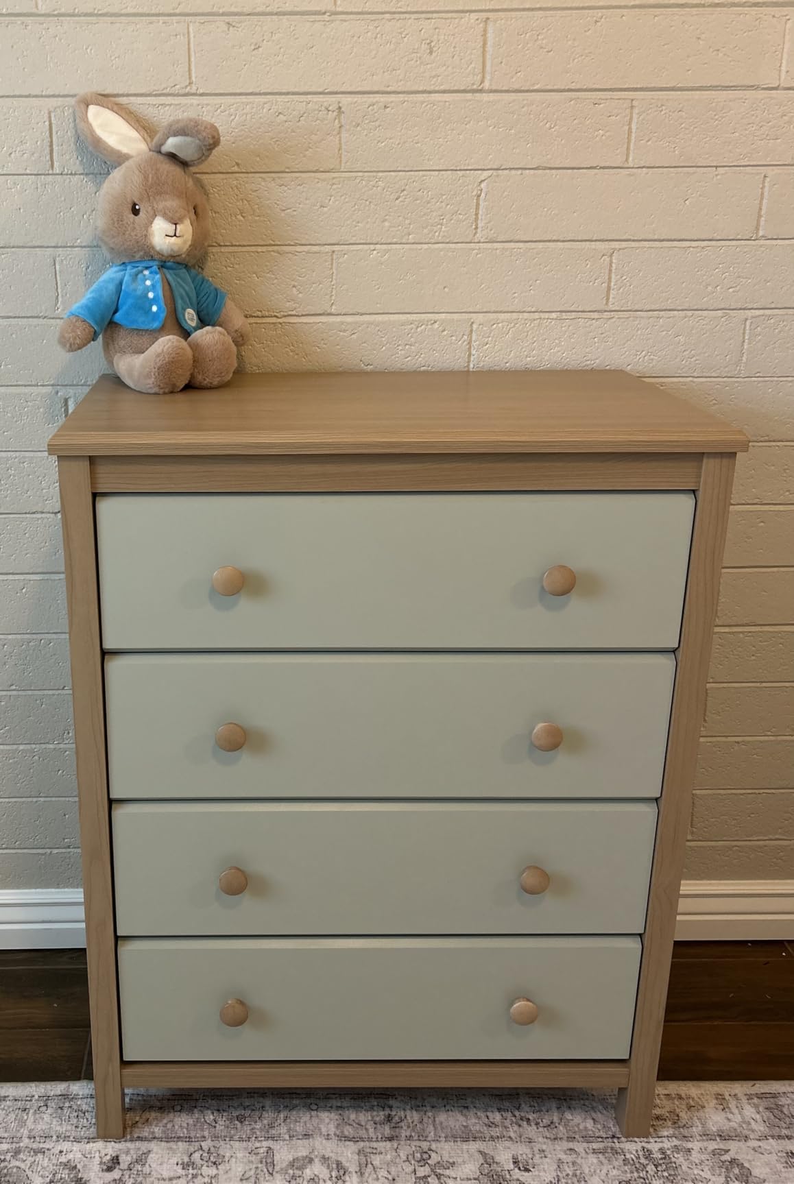 Storkcraft Alpine 2 Drawer Changing Table Chest, White customer photo 1