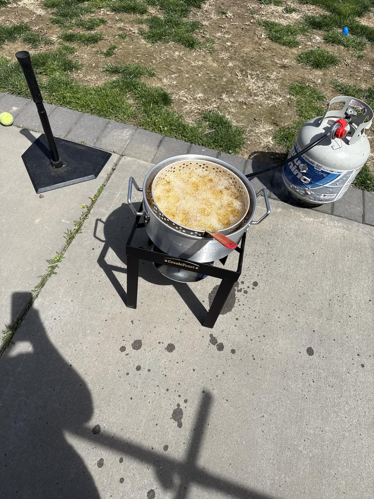 CreoleFeast TFS3010 Propane 30 Qt. Turkey and 10 Qt. Fish Fryer Set customer photo 2