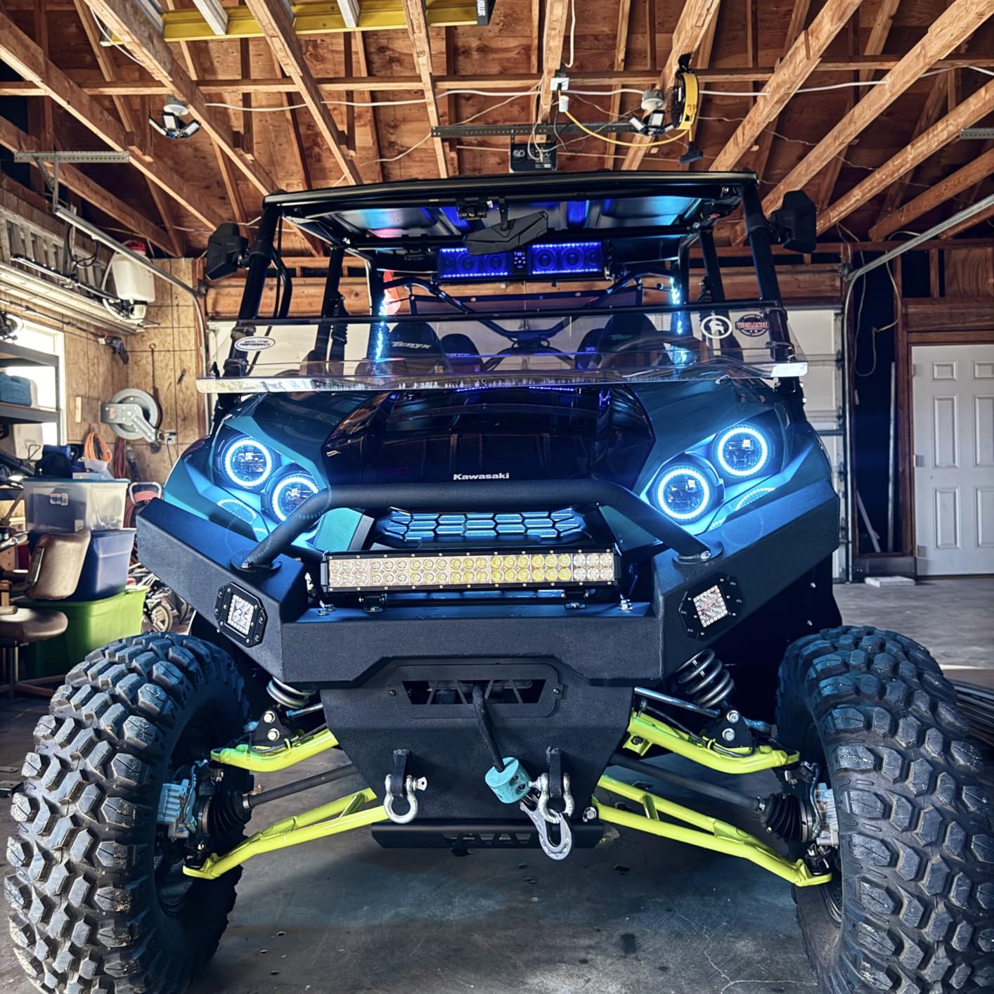 KEMIMOTO UTV Dome Light Roll Bar Cage Mount USB Rechargeable customer photo 1