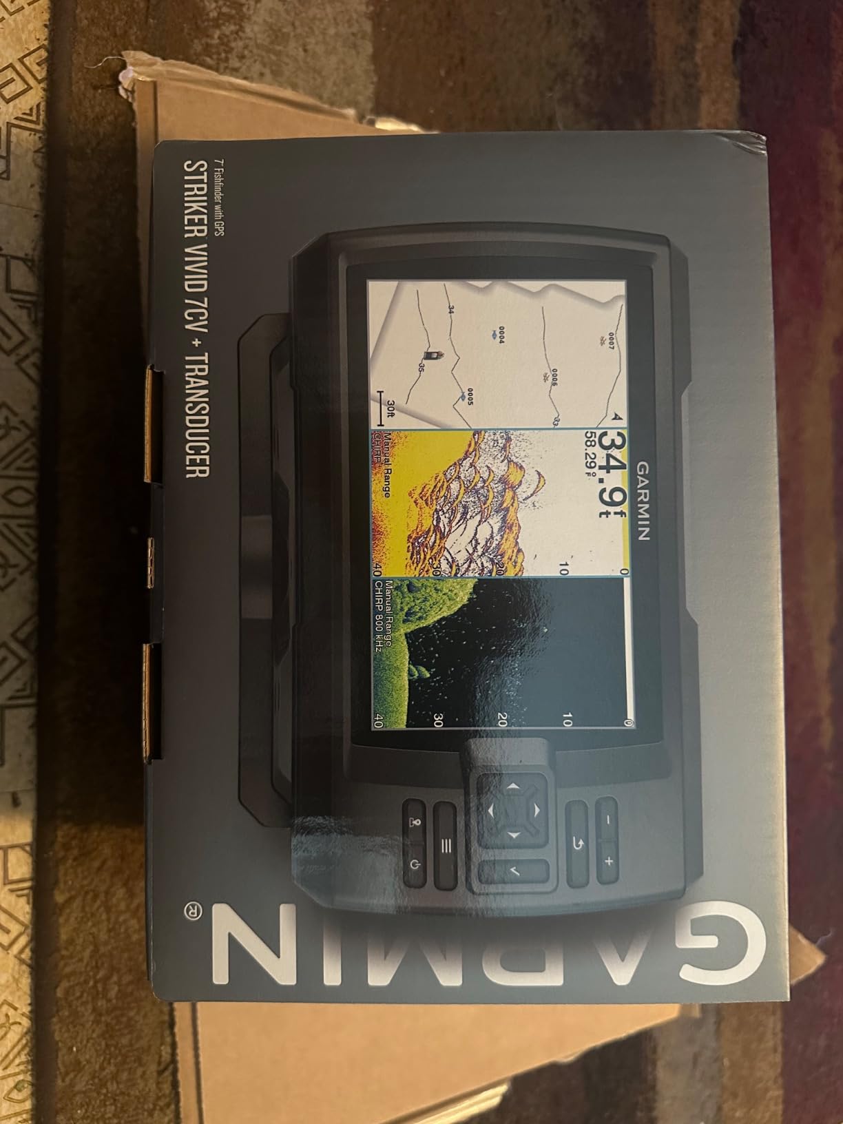 Garmin Striker Vivid 7cv with GT20-TM Transducer - 7-inch Color Fishfinder and Sonar Transducer customer photo 1