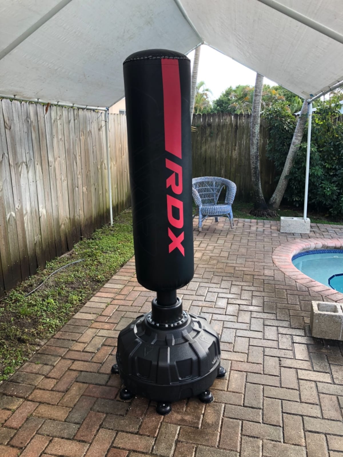 RDX XXL 330LBS Freestanding Punching Bag with Cover & Gloves - 72