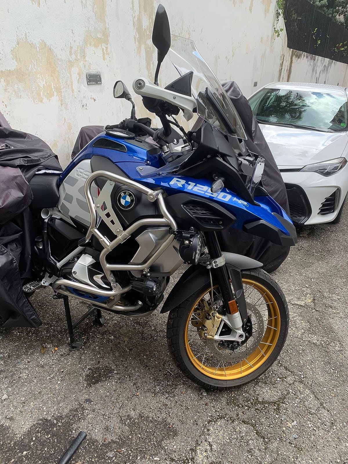 Motorcycle Tank Side Protection Highway Crash Bar Extension Full Body Engine Guard Accessories for BMW R1250GS Adventure R 1250 GS R 1250GS ADV 2018-2024 customer photo 2