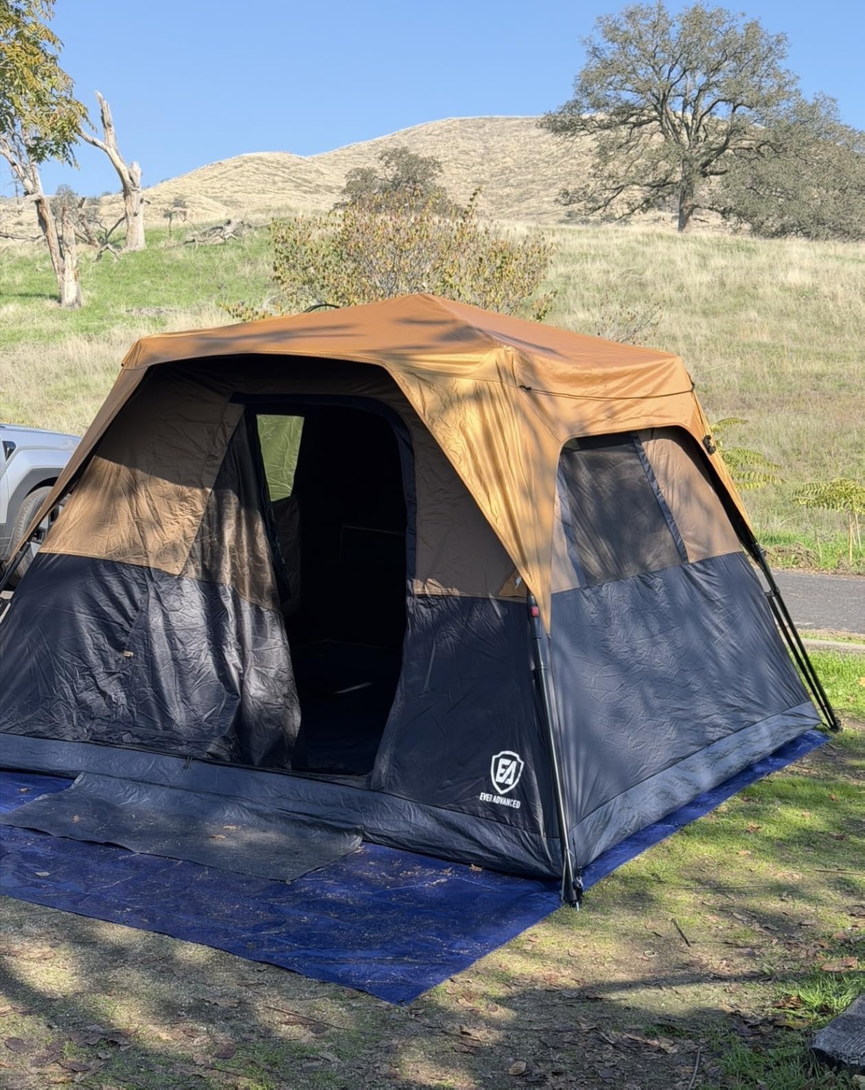 EVER ADVANCED 6 Person Camping Tent, Blackout Design Tent for Camping Instant Cabin Tents for Family with Rainfly, 60s Easy Setup, Water-Resistant customer photo 1