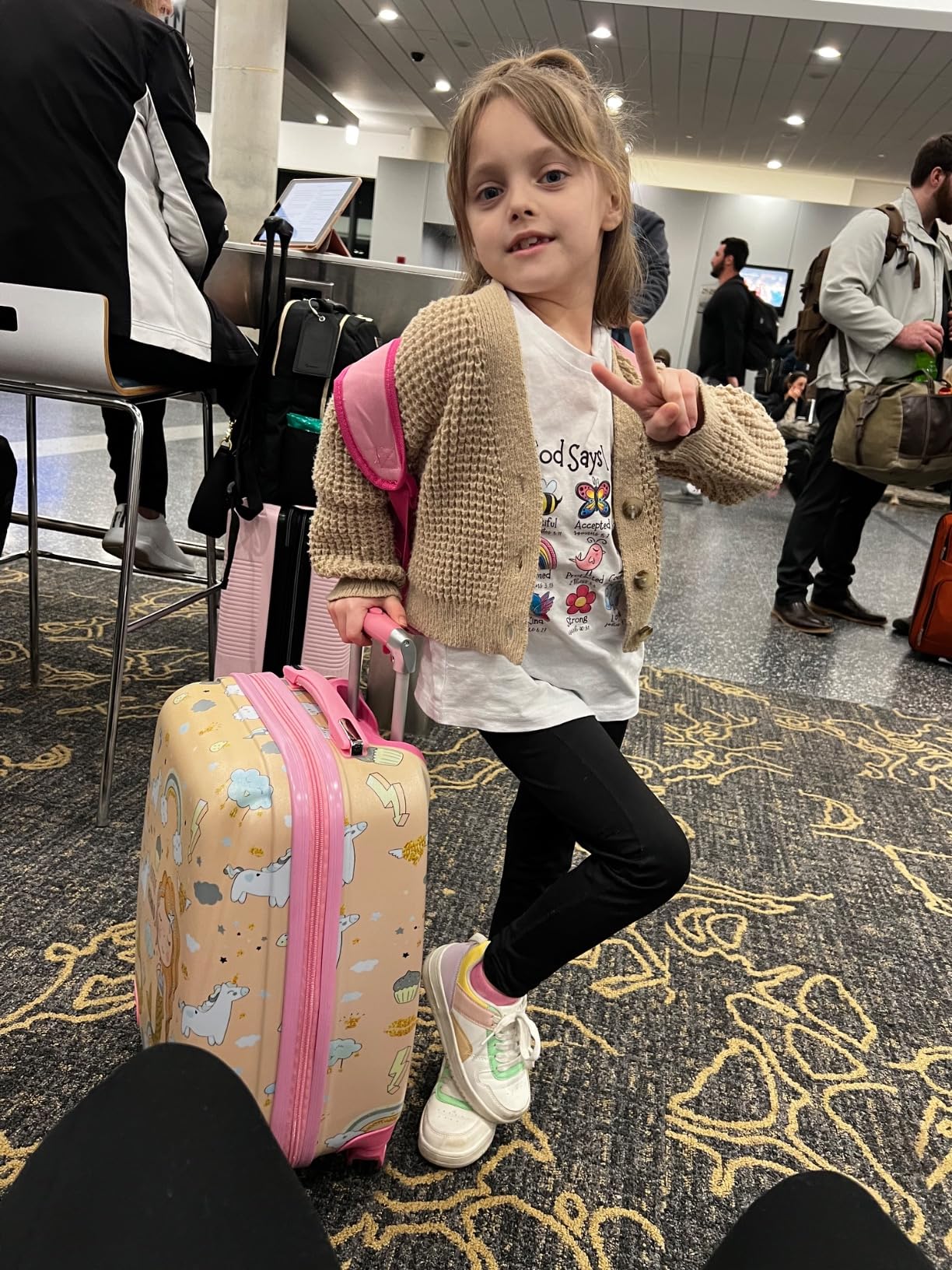 HONEY JOY Kids Luggage, 12