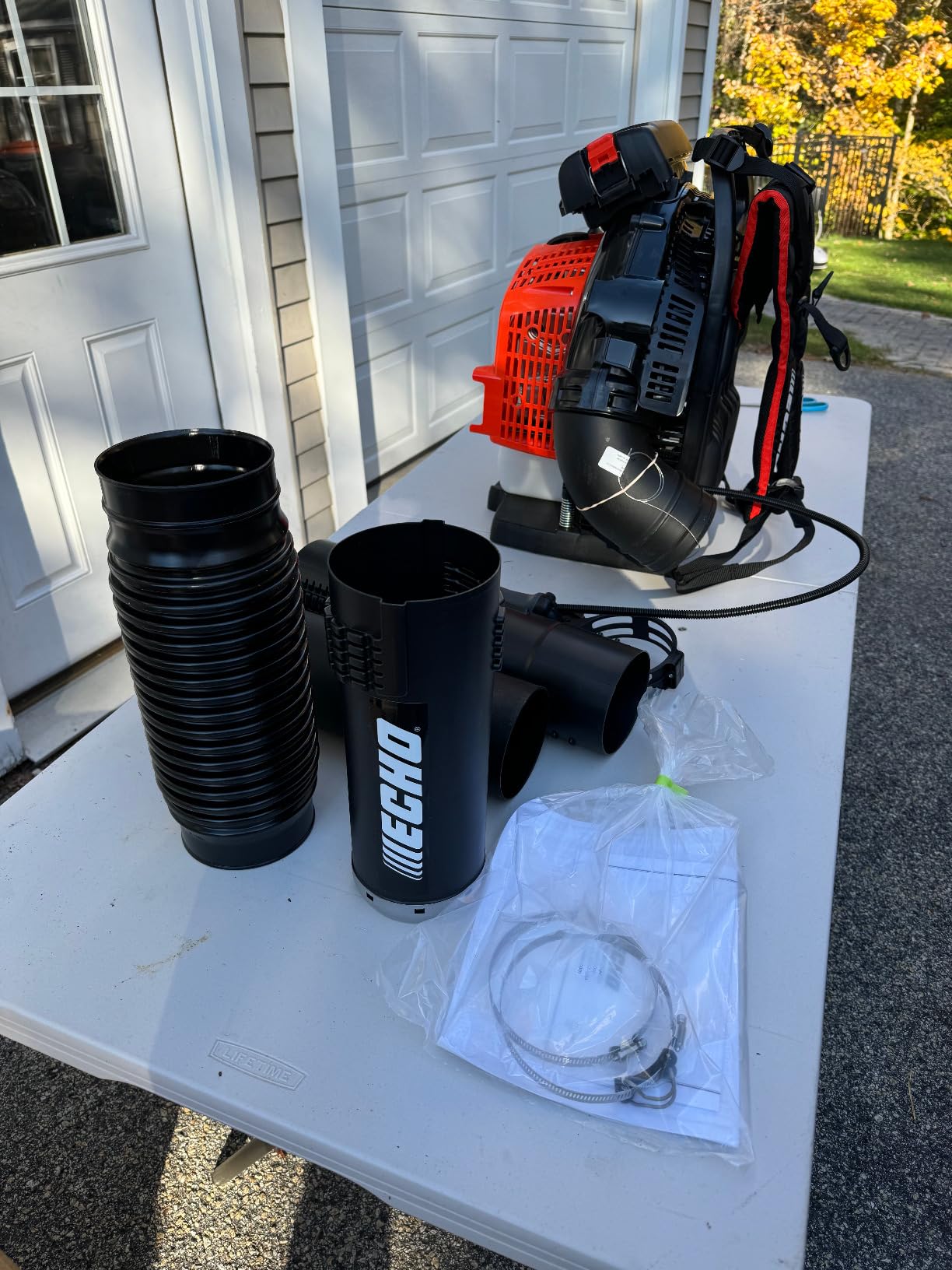 Echo 220 MPH 1110 CFM 79.9 cc Gas 2-Stroke X Series Backpack Blower with Tube-Mounted Throttle PB-9010T customer photo 2