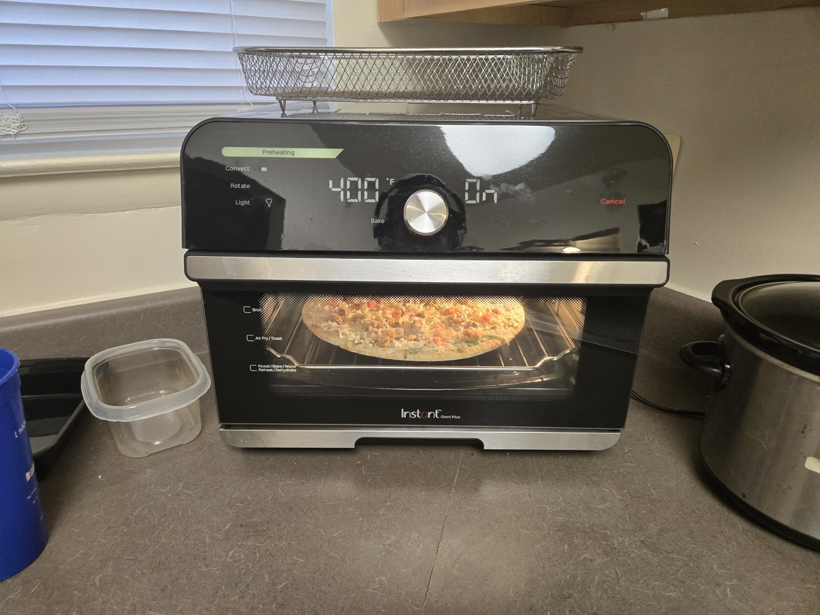Instant Pot Omni Plus 19QT/18L Toaster Oven Air Fryer, 10-in-1 Functions, Fits 12