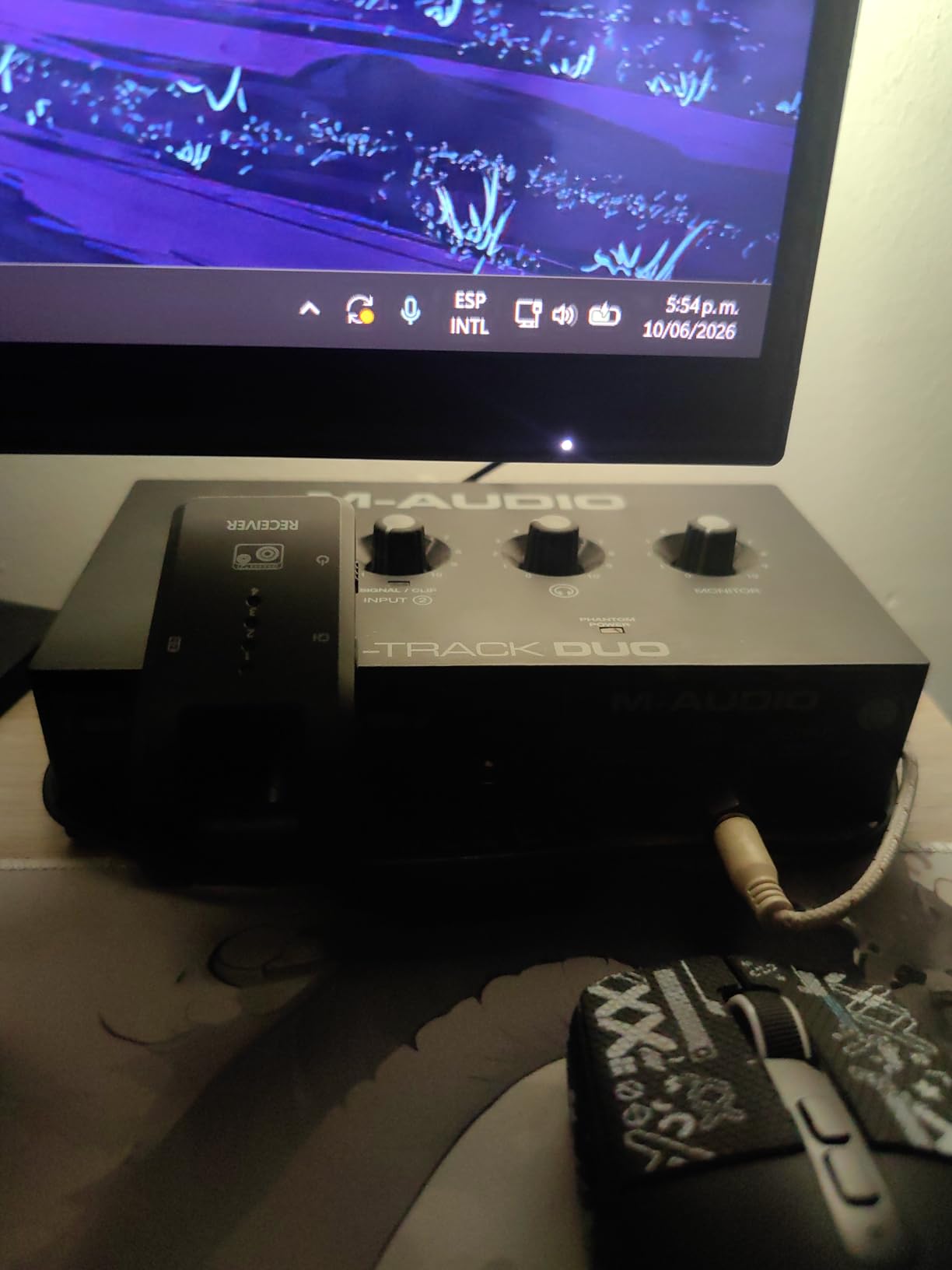 M-Audio M-Track Duo USB Audio Interface | Dual XLR, Line and DI Inputs, Professional Software Suite for Recording, Streaming, and Podcasting customer photo 1