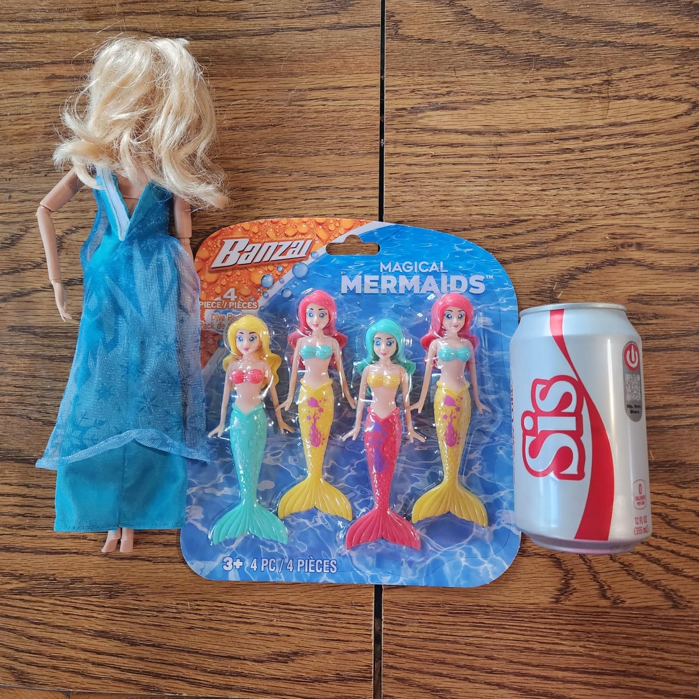 Banzai Dive Mermaids 4pc Colors May Vary customer photo 1