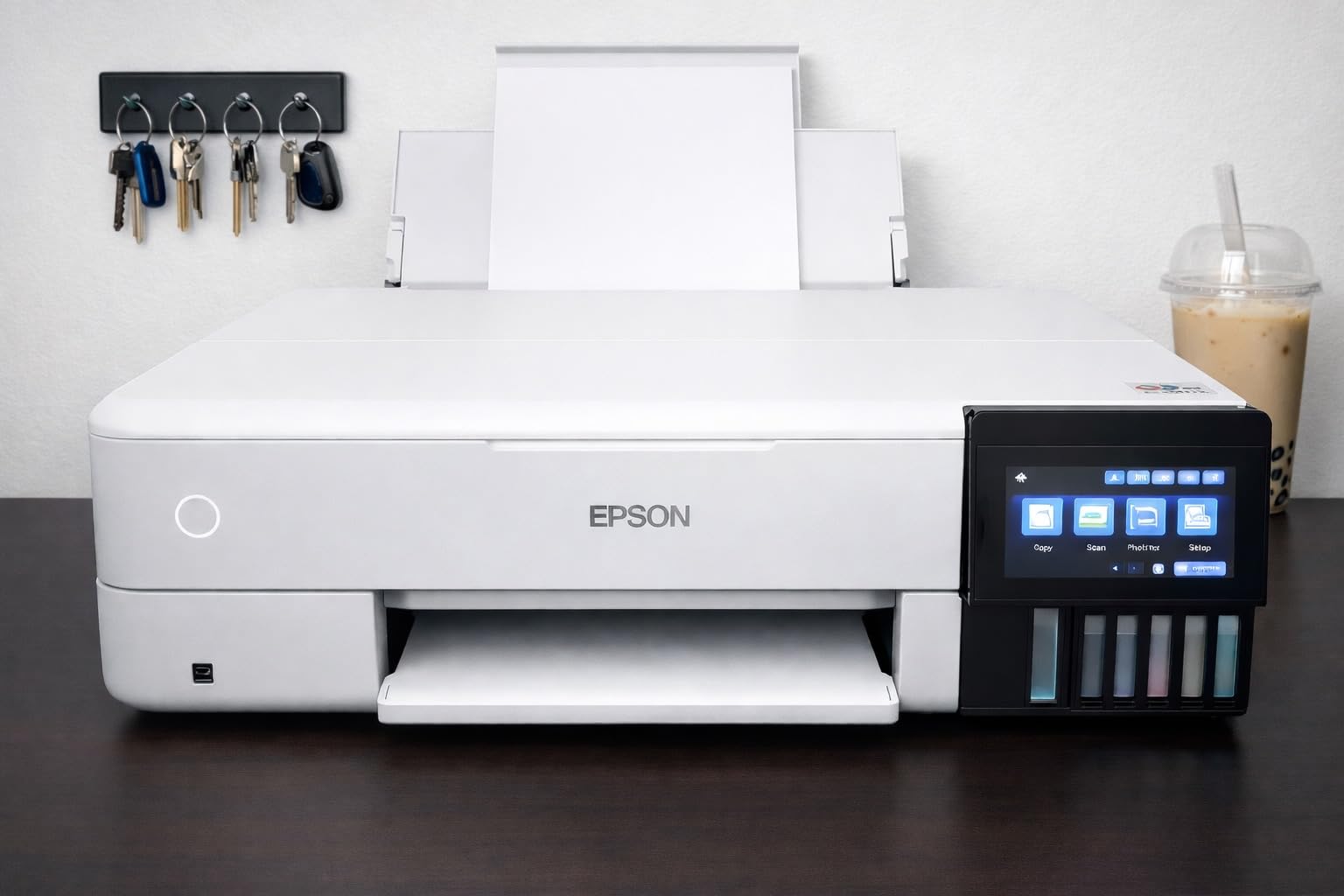 Epson EcoTank Photo ET-8550 Wireless Wide-Format Color All-in-One Supertank Printer with High Resolution Scanner, Ethernet, USB, and Color Touchscreen customer photo 1