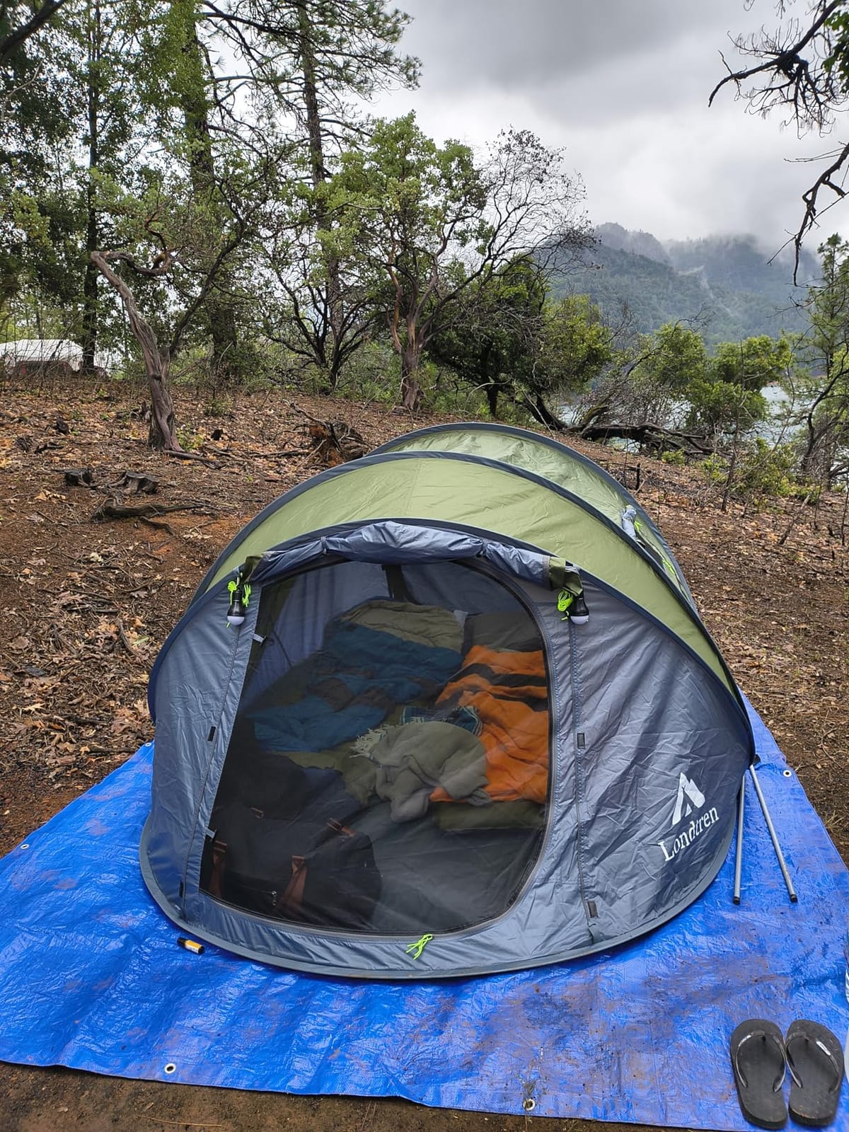 4 Person Easy Pop Up Tent Waterproof Automatic Setup 2 Doors-Instant Family Tents for Camping Hiking & Traveling customer photo 1
