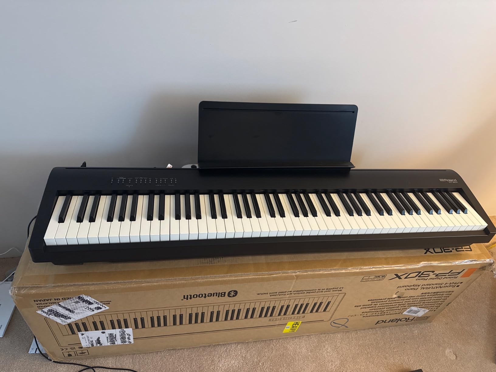 Roland FP-30X 88-Note Digital Piano with SuperNATURAL Engine, PHA-4 Keyboard, Bluetooth & MIDI Connectivity customer photo 1
