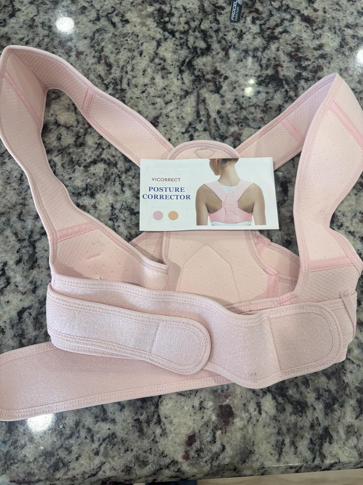 Posture Corrector for Women and Men, Adjustable Upper Back Brace for Clavicle Support and Providing Pain Relief from Neck, Shoulder, and Upper Back (S/M) customer photo 2