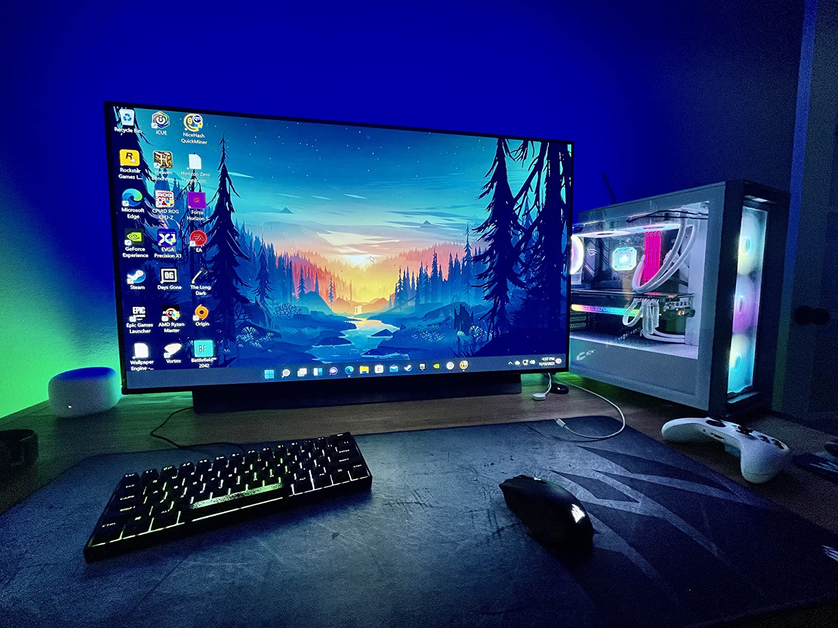 LG OLED C1 Series 48” Alexa Built-in 4k Smart TV (3840 x 2160), 120Hz Refresh Rate, AI-Powered 4K, Dolby Cinema, WiSA Ready, Gaming Mode (OLED48C1PUB, 2021) customer photo 1