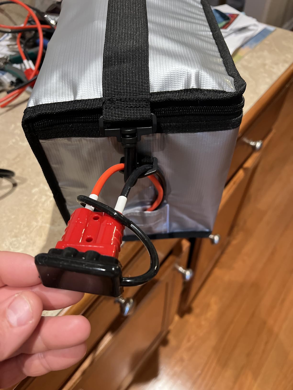 HOOVO Lipo Bag Fireproof Explosionproof Lipo Battery Safe Bag | LiPo Guard Safe Bag for Lipo Battery Storage and Charging with Double Zipper customer photo 1