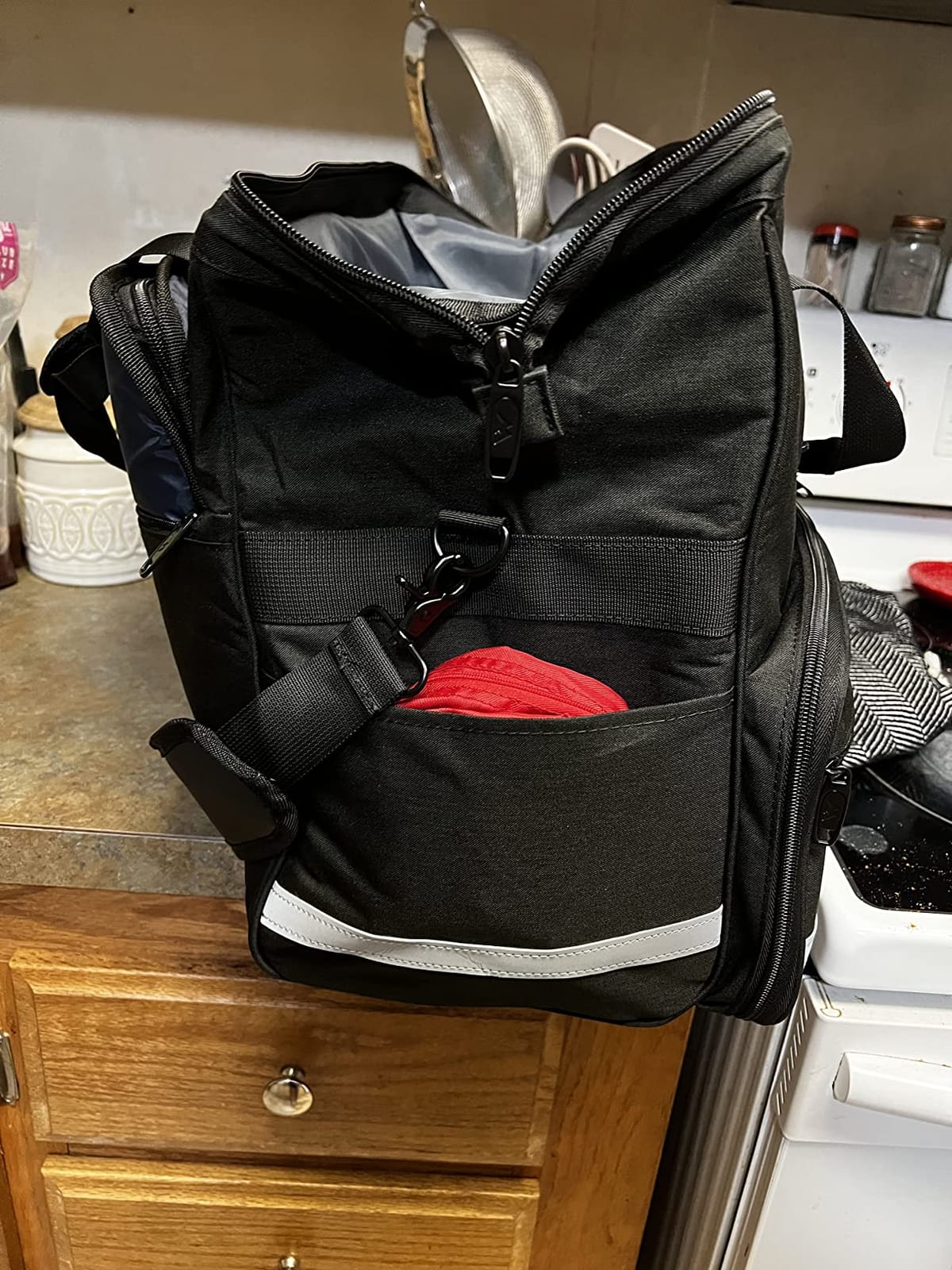 MATEIN Medical Bag, Large Sturdy Nurse Doctor Bag with Multi-Compartment | Water-Resistant, Nonslip Bottom, Detachable Dividers, Clinical Bag, Home Health Nurse Bag, for Nursing & Home Visits, Black customer photo 2