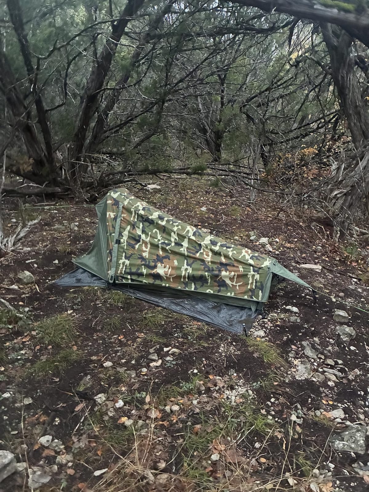 GEERTOP Ultralight Solo Bivy Tent, 1 Person Backpacking Tent for Camping | Lightweight & Waterproof Solo Tent, Aluminum Poles, Double-Wall, for Camping, Hiking, Hunting, Motorcycle Adventures customer photo 2