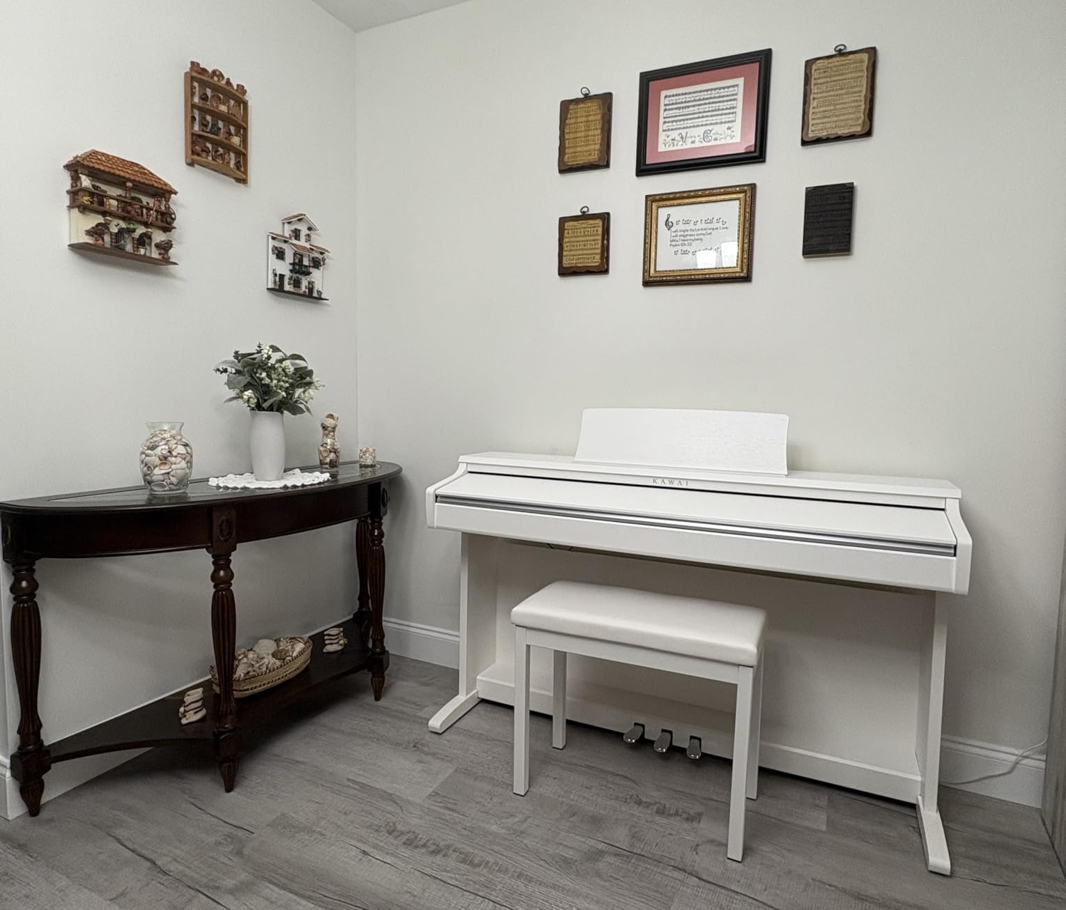 Kawai KDP120 88-Key Digital Piano with Bench, Premium Satin White customer photo 2