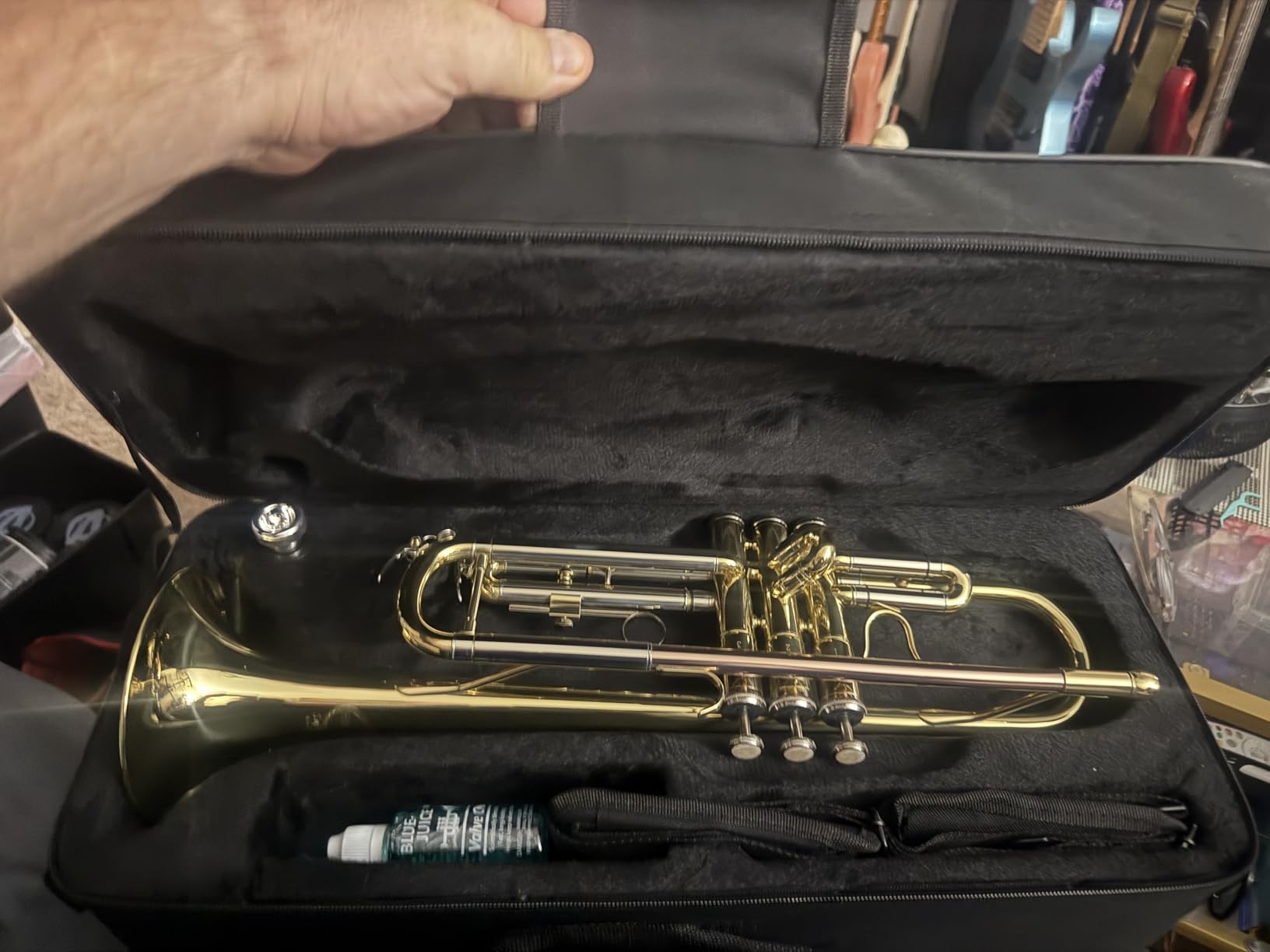 Trumpet Herche Superior Bb Trumpet M1 | Professional Instruments for all levels, MONEL VALVES, Rosebrass/Nickel-Silver/Gold, Solid Feel and Sound customer photo 2