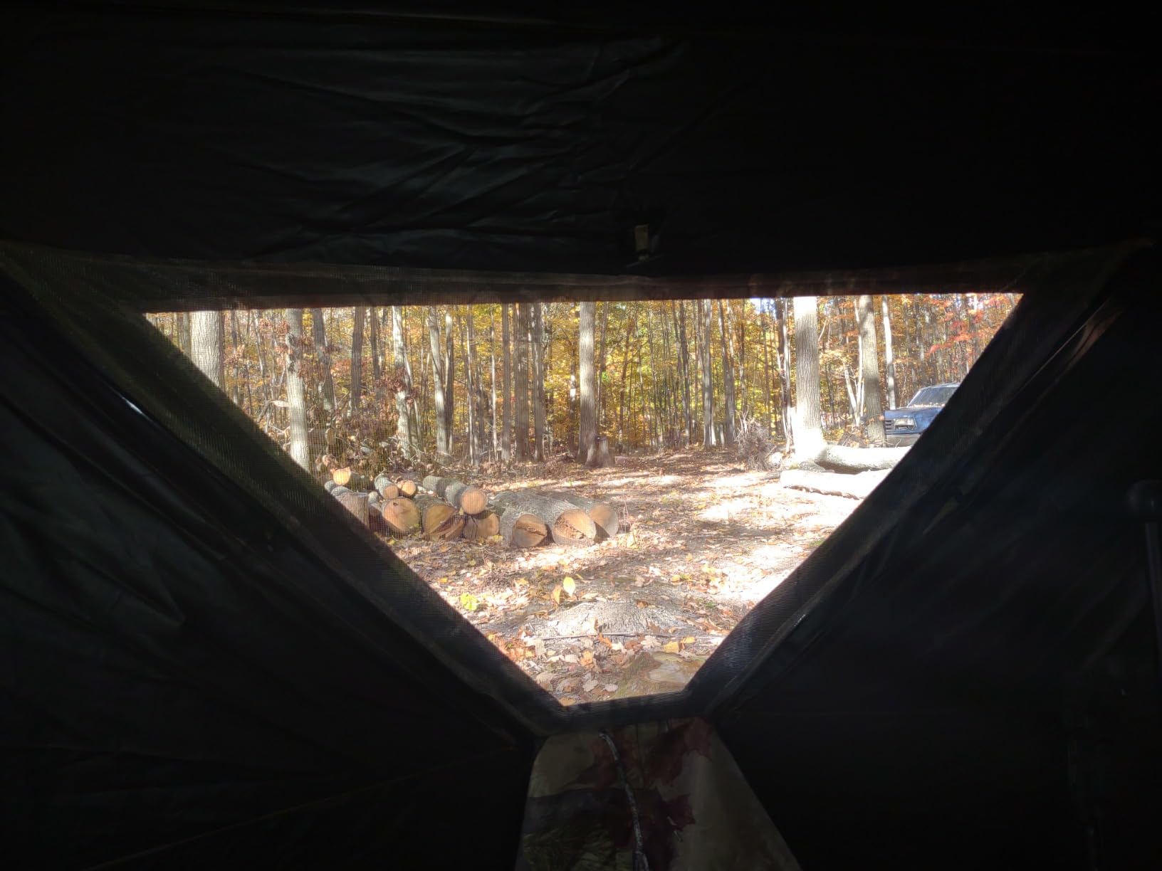 Barronett Blinds® Feather Five, Portable Hunting Blind, Huge Interior, Lightweight, 4-Person, Bloodtrail® Backwoods, 72” x 84” x 84”, FF500BW customer photo 1