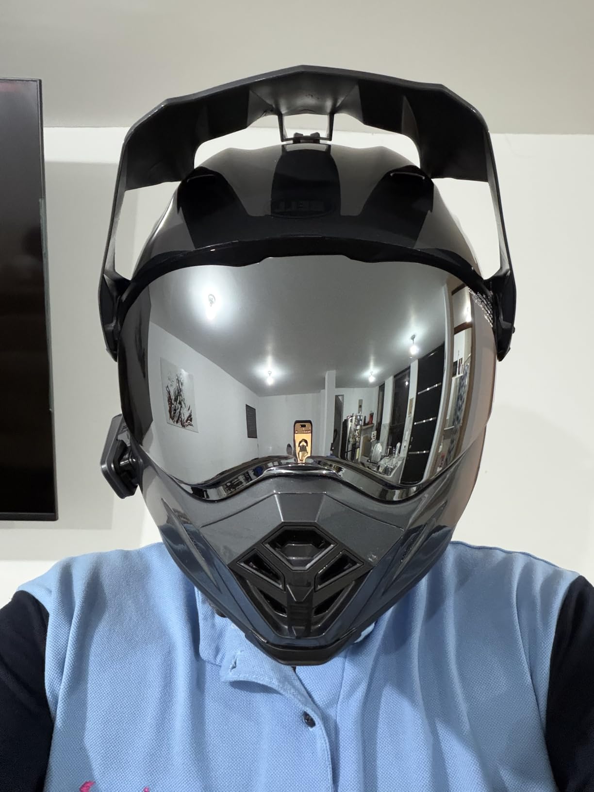 Bell MX-9 Adventure MIPS Dual Sport Helmet | Dual sport adventure helmet with MIPS, flip up anti-fog shield with goggle room, removable visor, Bluetooth speaker pockets customer photo 2