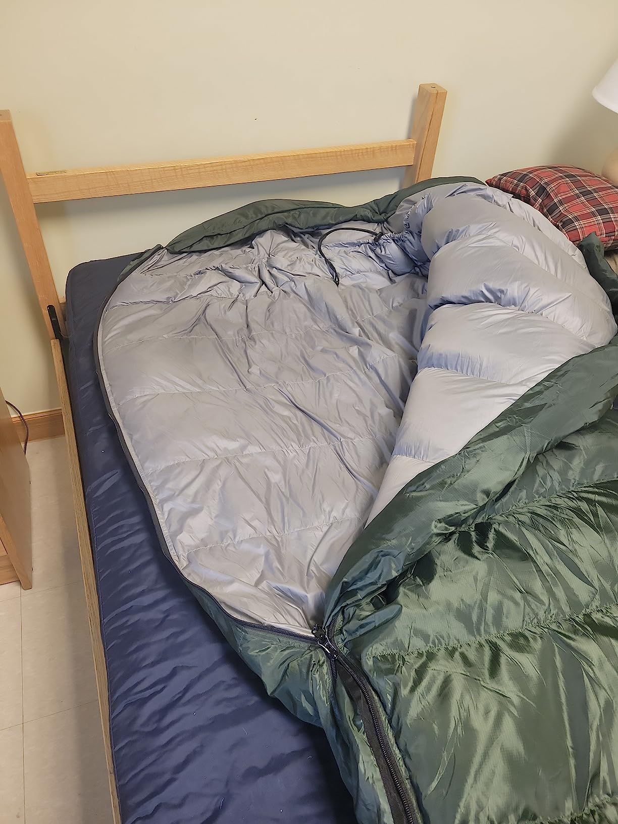 AKMAX Down Mummy Sleeping Bag -13°F Cold Weather Camping Backpacking customer photo 1
