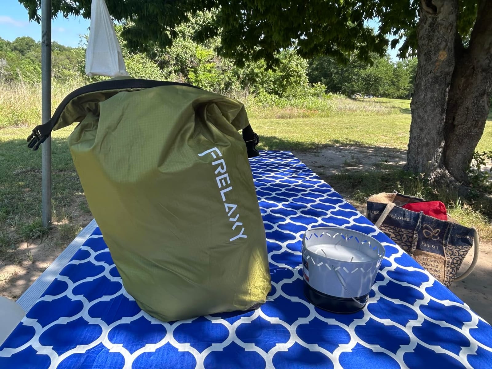 Frelaxy Dry Bag 5 Pack, Ultralight Waterproof Dry Sack for Outdoor Use | Durable material, Waterproof coating, Secure roll top closure, Lightweight, Compact storage, Hiking, camping, kayaking customer photo 2